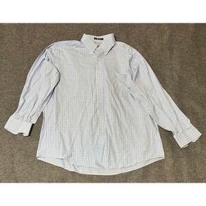 Kirkland Signature Men's 17 1/2-33 Plaid Long Sleeve Shirt